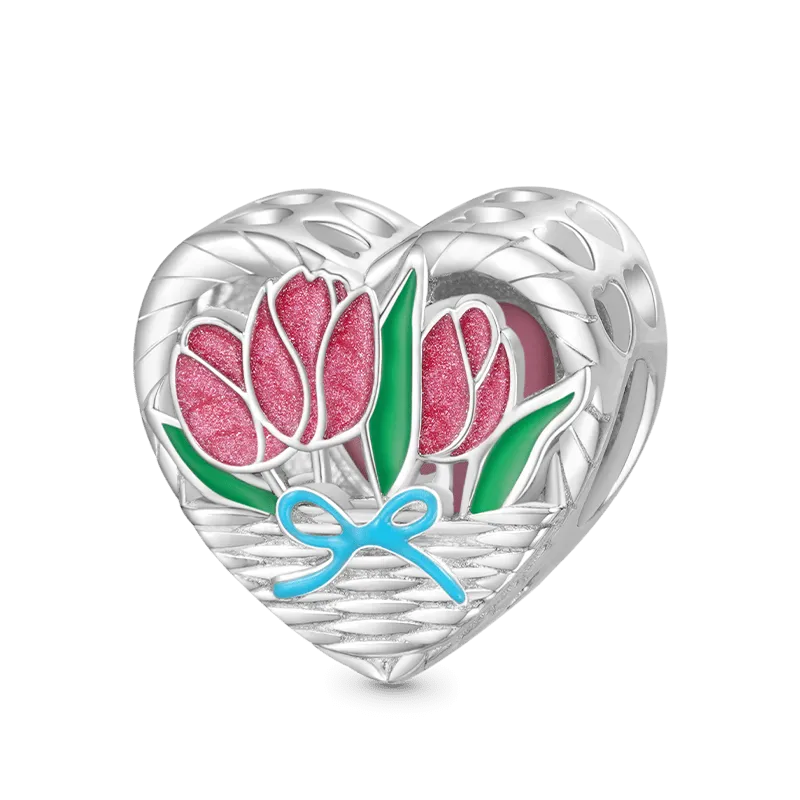 Gnoce Ciondolo Cuore D'Amore Tulipano