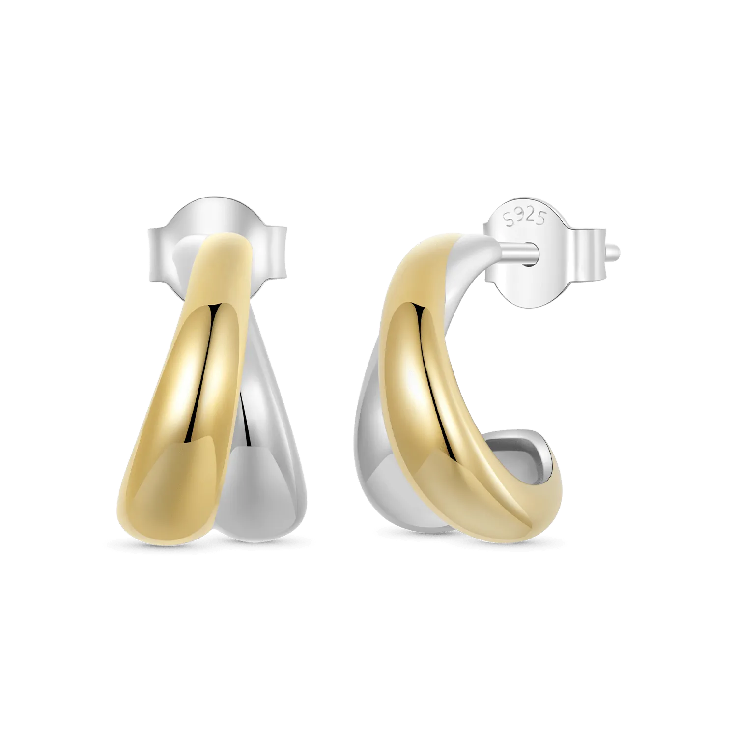 Gnoce Orecchini Classic A Doppio Rotolo