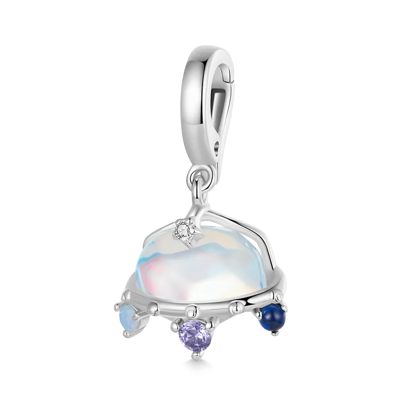 Gnoce Ciondolo Astronave D'Argento