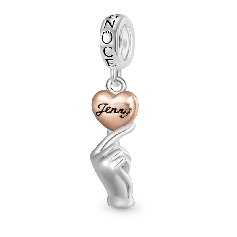 Gnoceciondolo Gesto Del Cuore Incidibile