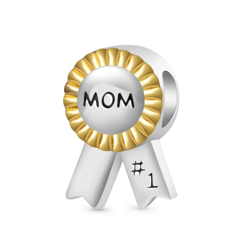 Gnoce Charm Distintivo Del Nastro Della Mamma