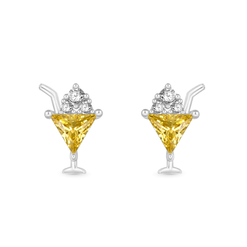 Gnoce Orecchini A Bottone Da Cocktail