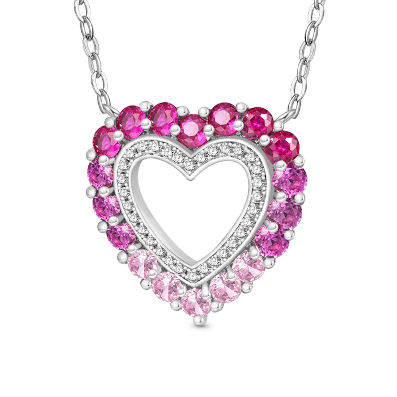 Gnoce Collana Gradiente Di Cuore