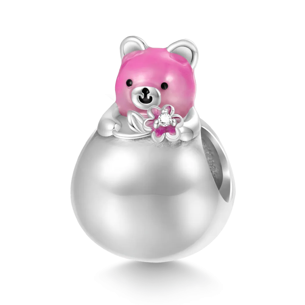 Gnoce Charm Simpatico Orsetto Rosa Bicchiere Giocattolo