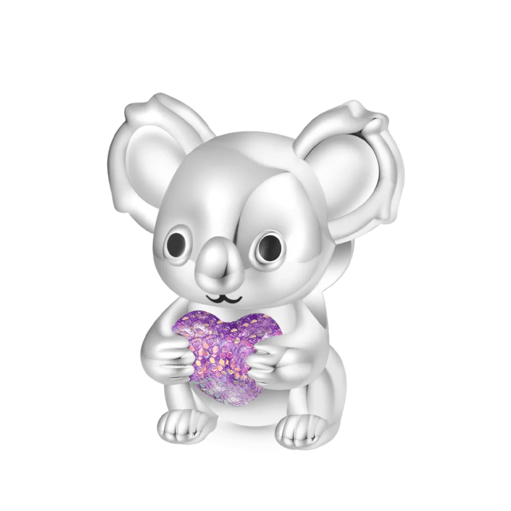 Gnoce Charm Koala Abbraccia Il Cuore