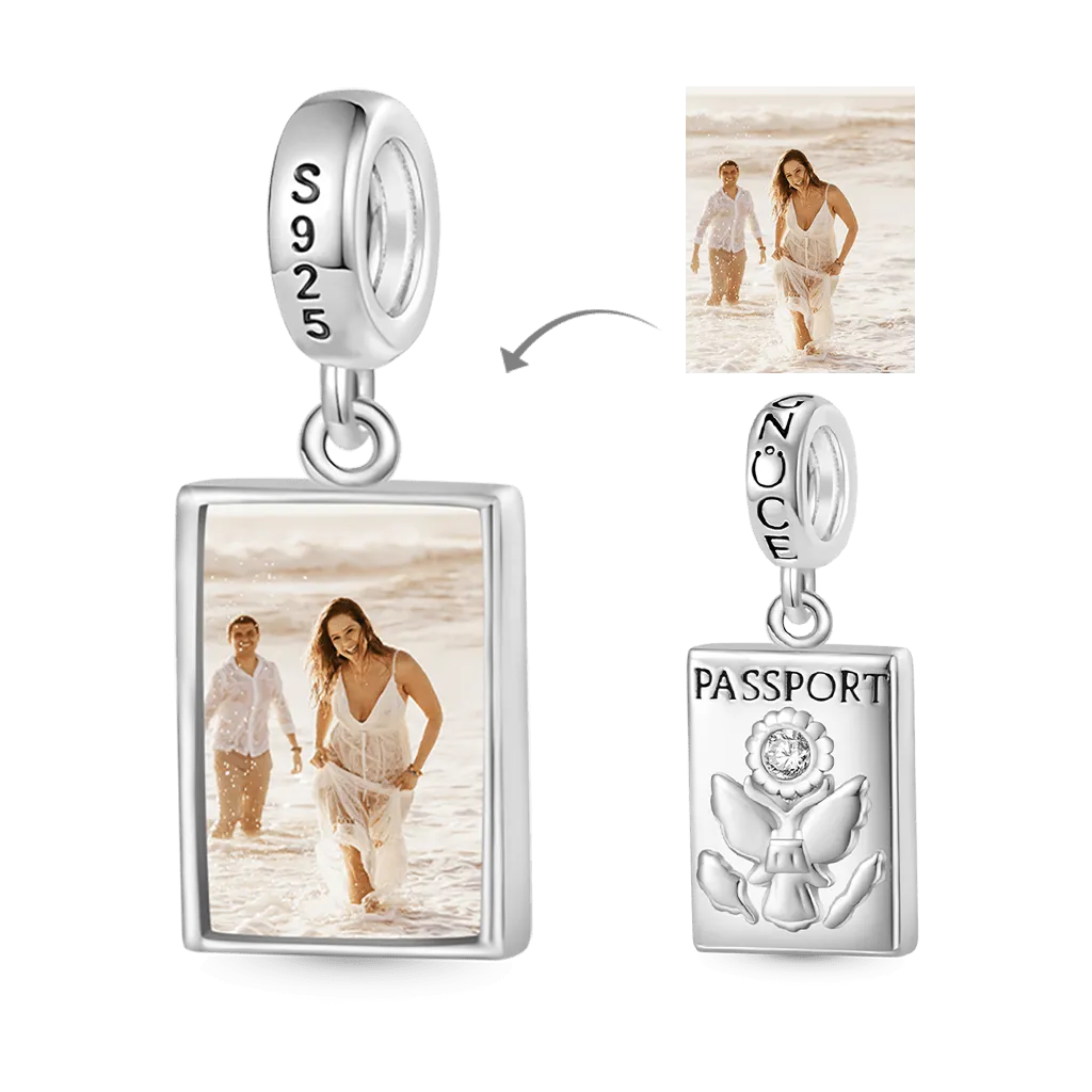 Gnoce Ciondolo Personalizzato Foto Passaporto