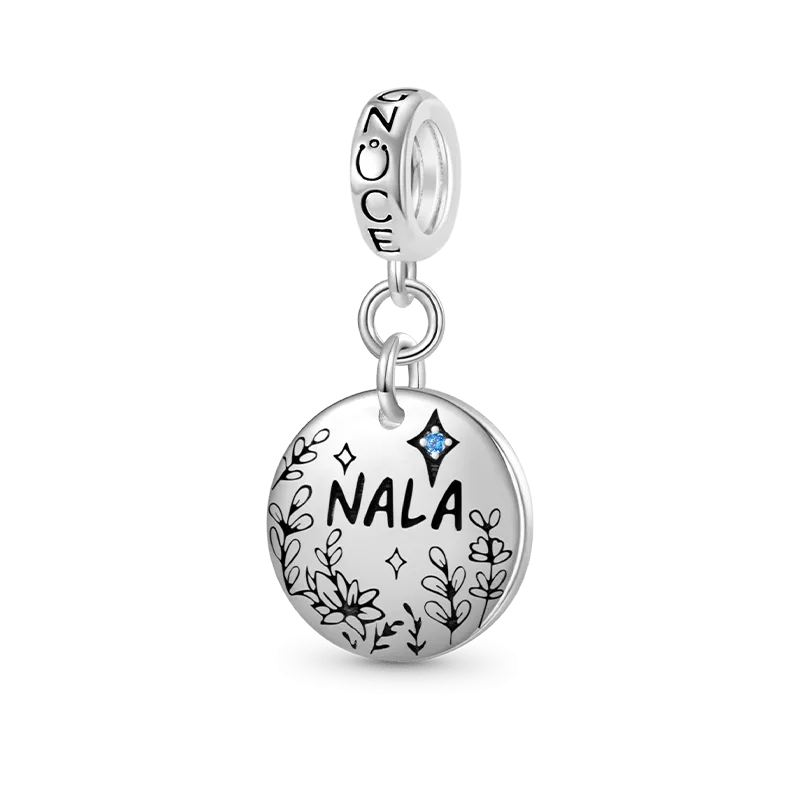 Gnoce Ciondolo Incidibile Disco Di Fiori