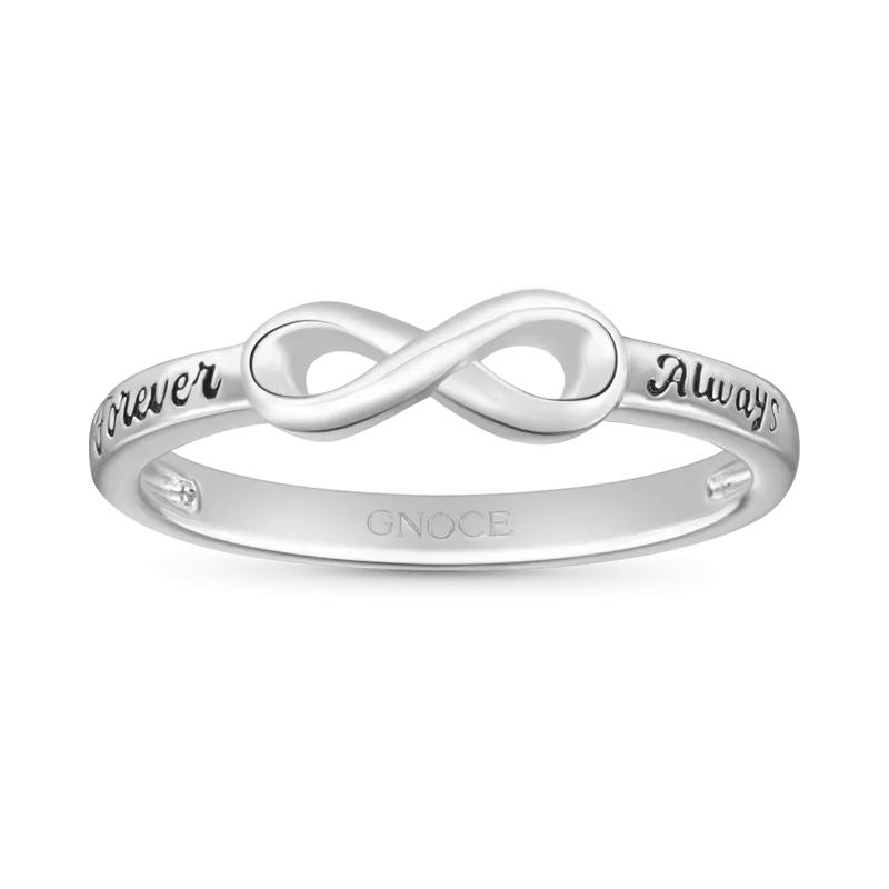 Gnoce Anello Amore Infinito "Per Sempre E Sempre"