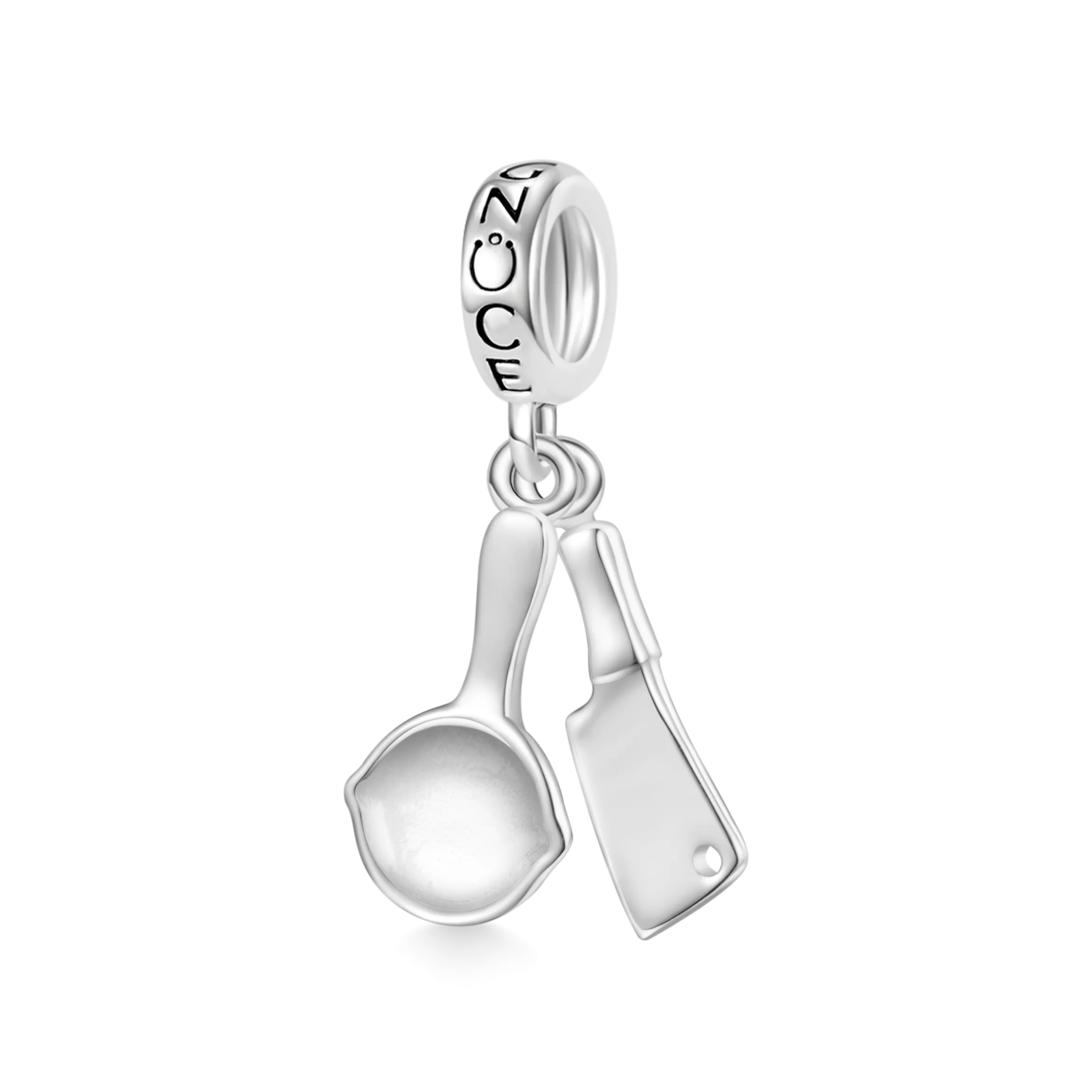 Gnoce Ciondolo Padella & Coltello Utensili Da Cucina