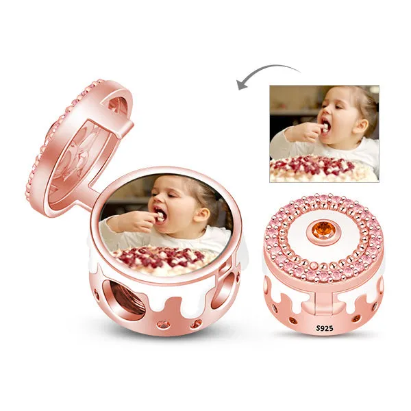 Gnocecharm Personalizzato Foto Torta Di Compleanno "Buon Compleanno"