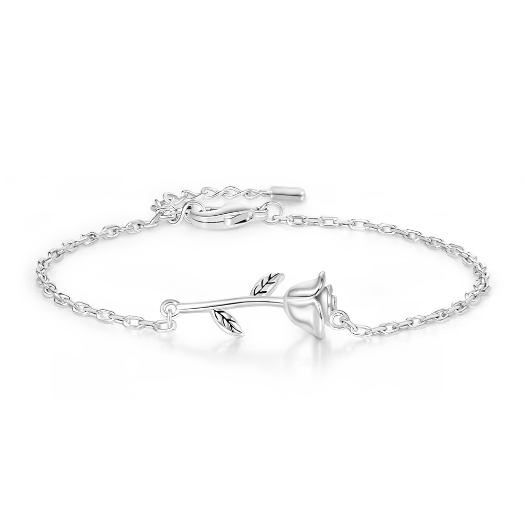 Gnoce Bracciale Regolabile Fiore Di Rosa