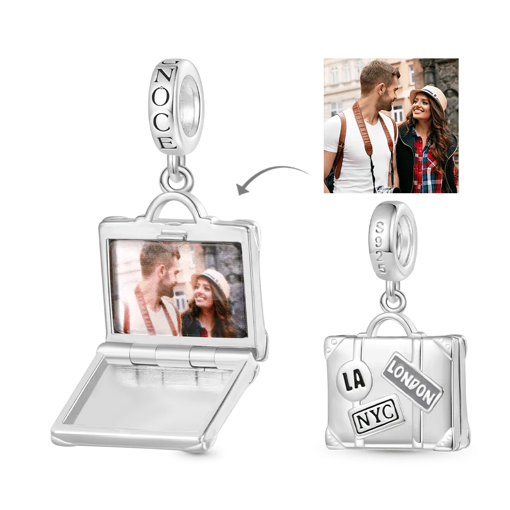 Gnoce Ciondolo Personalizzato Apribile Valigia