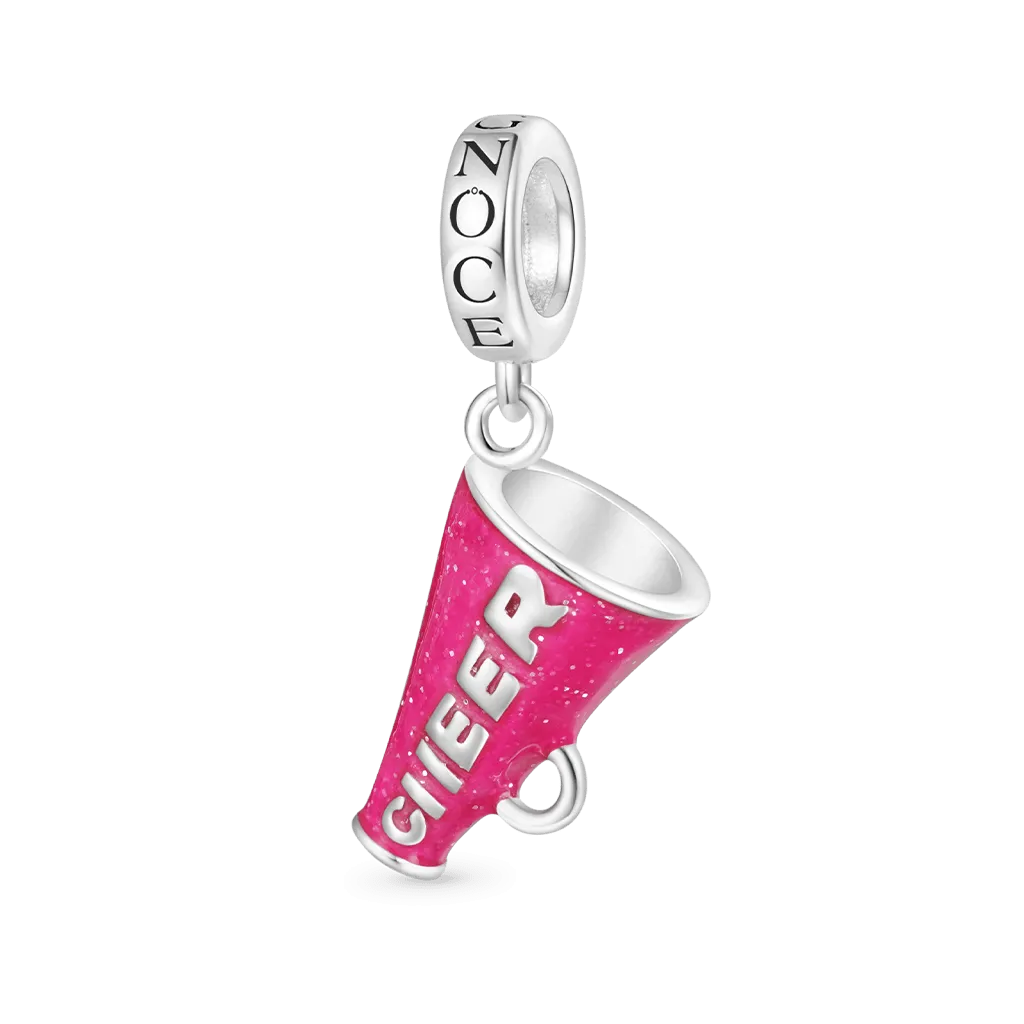 Gnoce Ciondolo Amplificatore Rosa Barbie Cheerleader