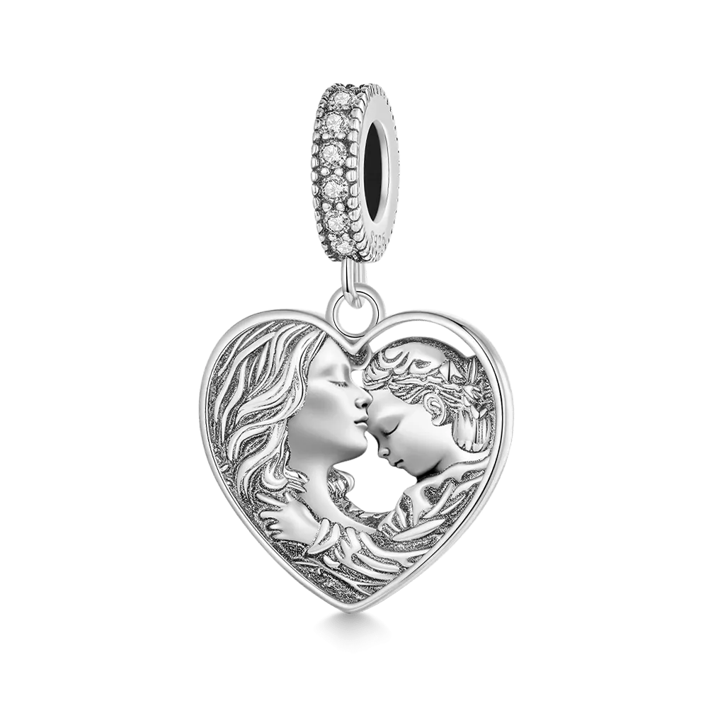 Gnoce Ciondolo Cuore Amorevole Madre E Figlia
