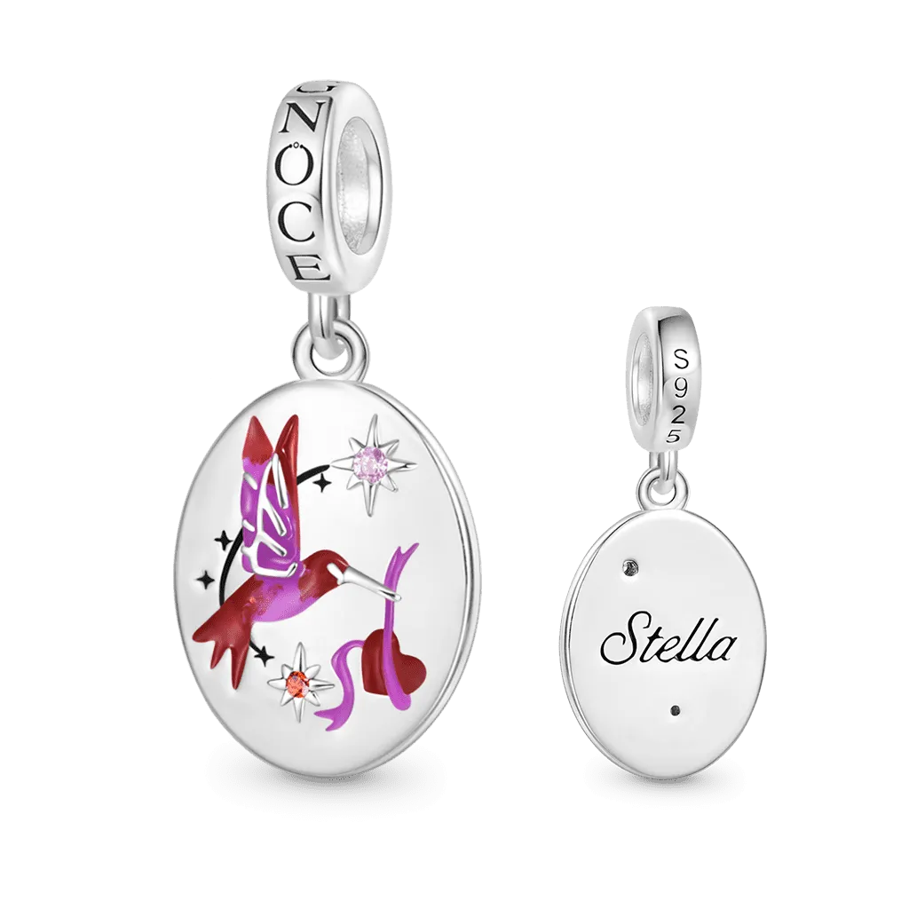 Gnoce Ciondolo Incidibile Uccello Cuore Vintage