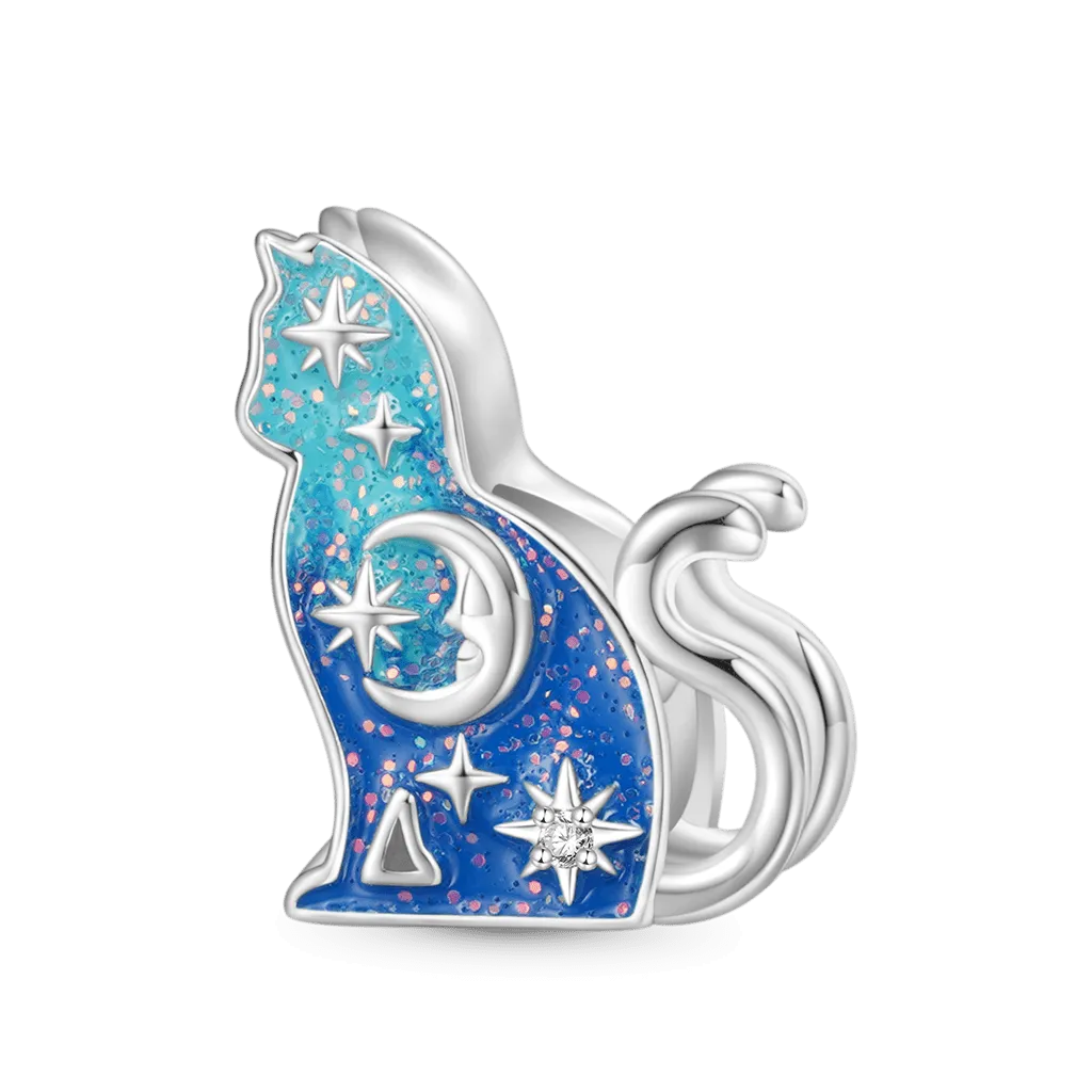 Gnoce Charm Gatto Luna Stella