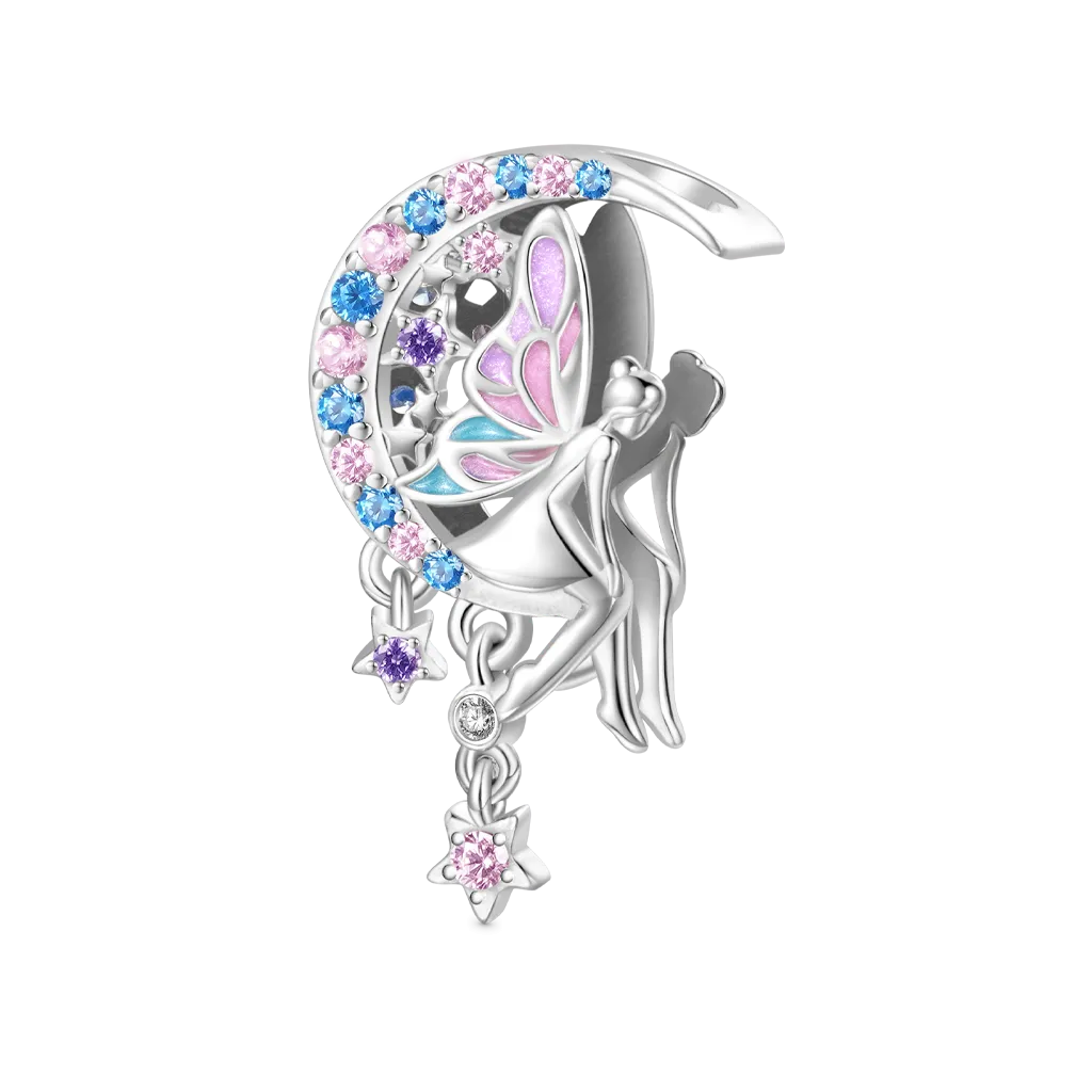 Gnoce Charm Fata Farfalla Luna