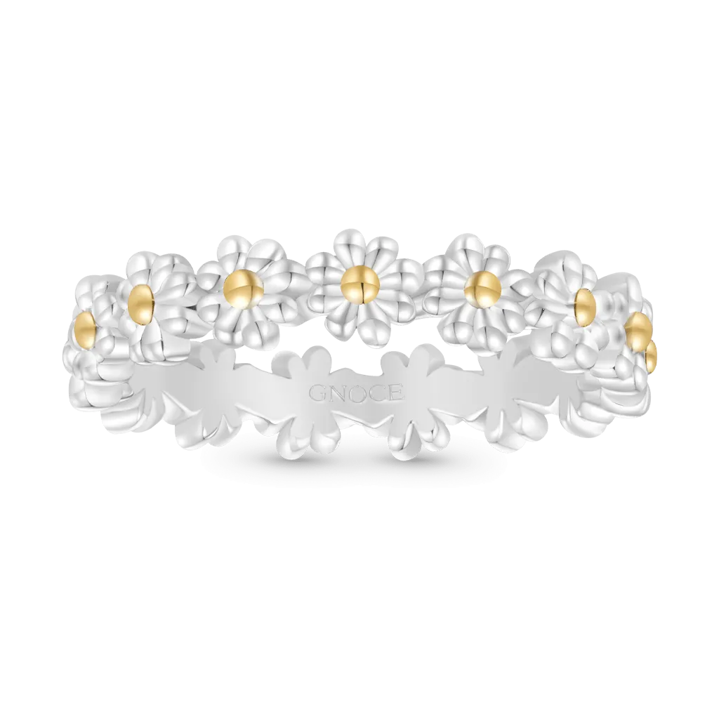 Gnoce Anello Margherite Bianche