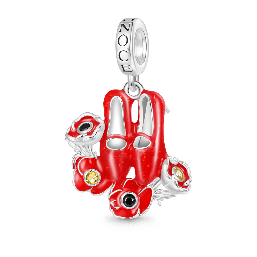 Gnoce Il Meraviglioso Mago di Oz Ruby Ciondolo Scarpe da Ballo Rosso Rubino