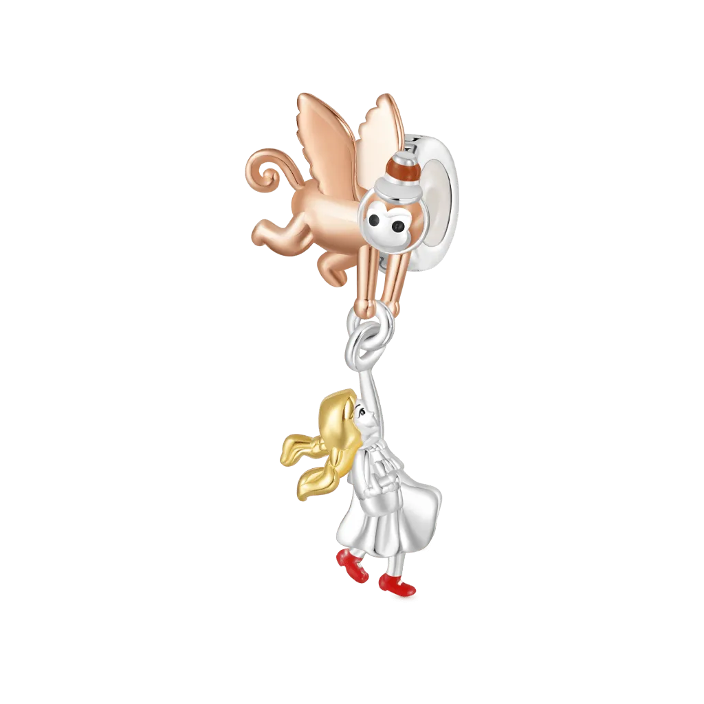 Gnoce Il Meraviglioso Mago di Oz Charm Scimmia Alata Dorothy