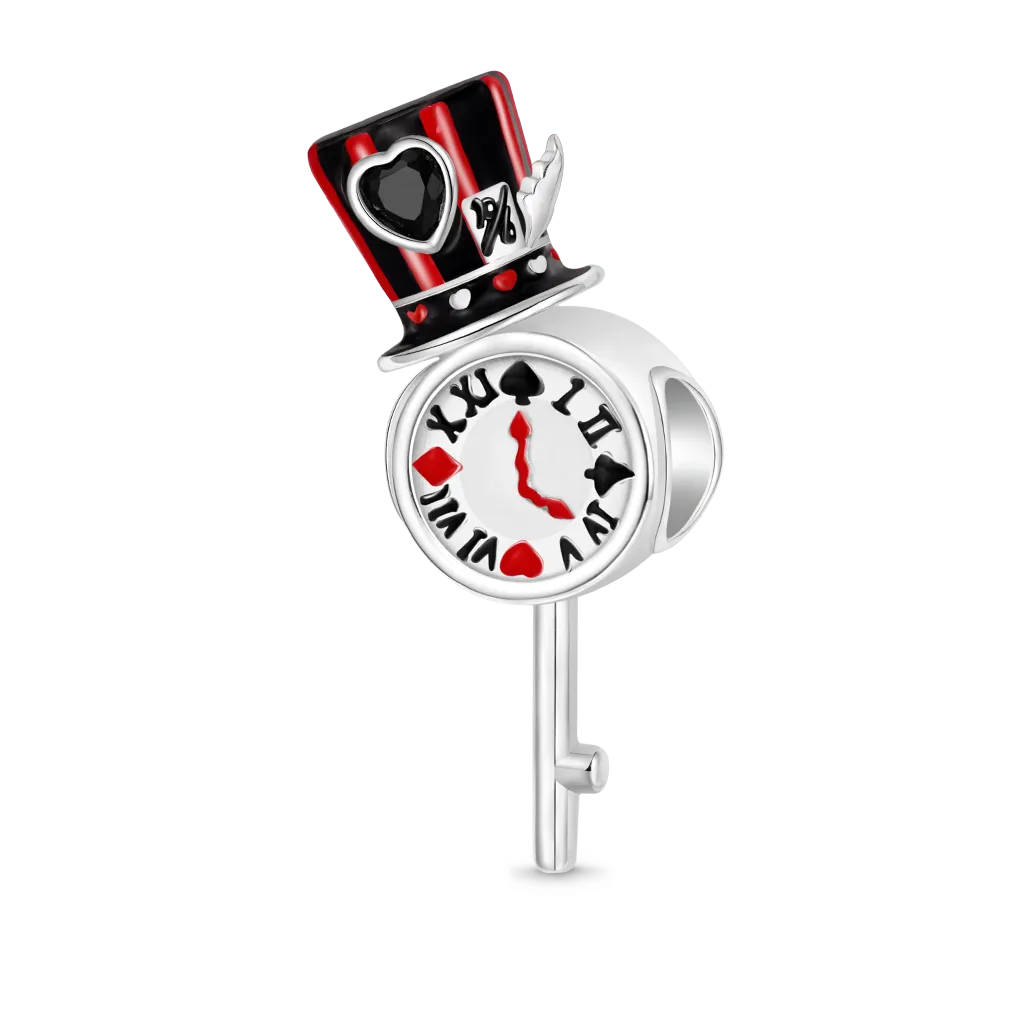 Gnoce Charm Orologio da Tasca Cappellaio Matto