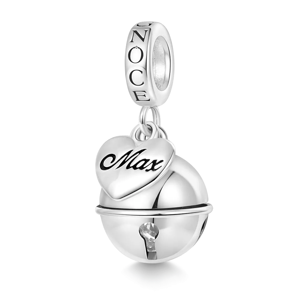 Gnoce Ciondolo Cuore Incidibile & Campanello per Collare per Animali Domestici