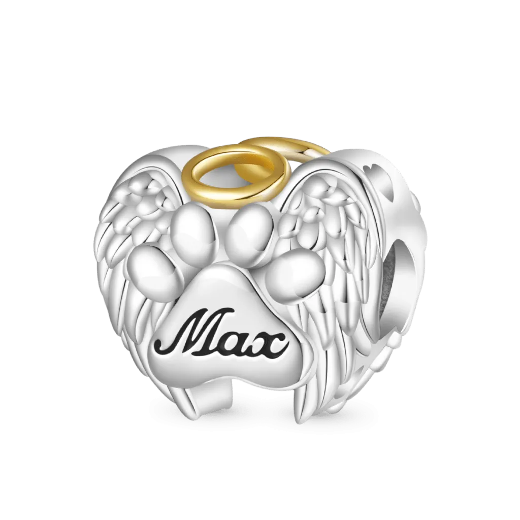 Gnoce Charm Incidibile Commemorativo Delle Ali Dell'Amore