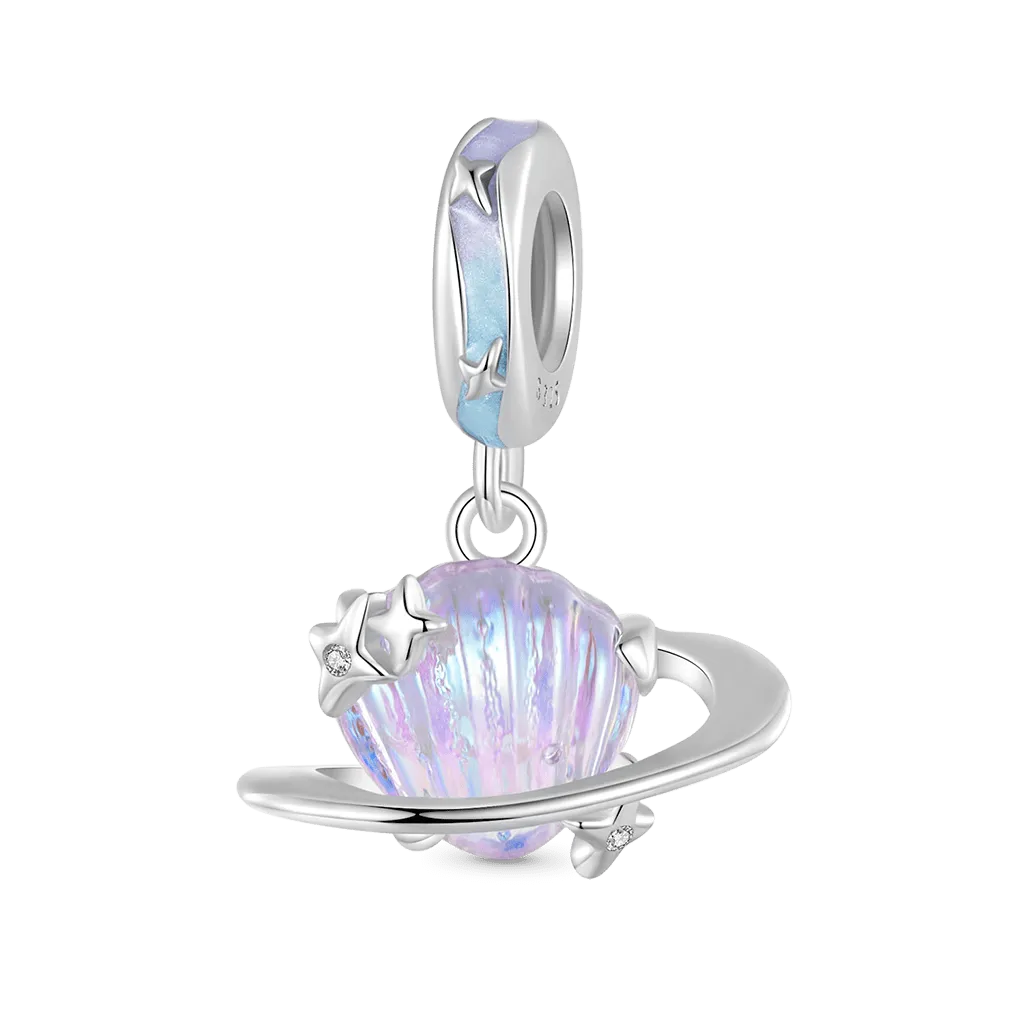 Gnoce Ciondolo Pianeta Conchiglia Colorata