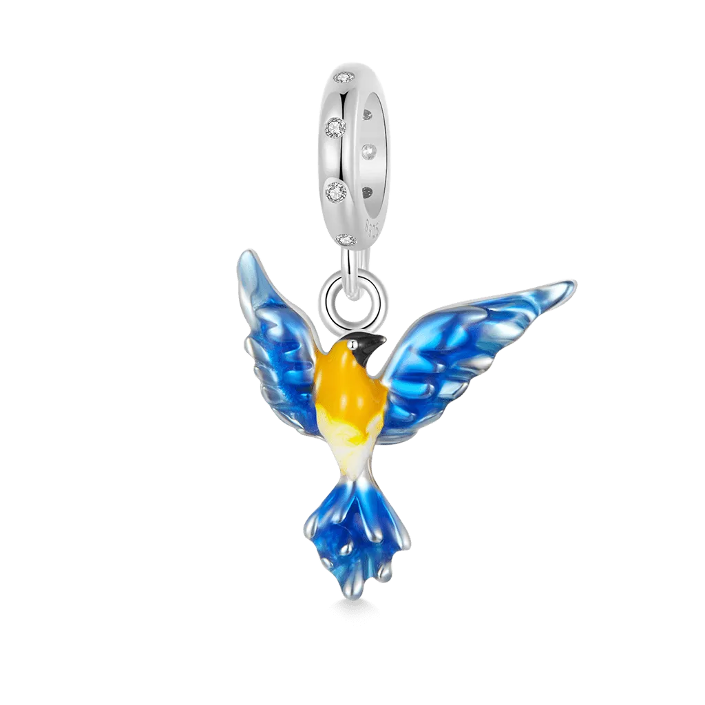 Gnoce Ciondolo Colibrì Smaltato