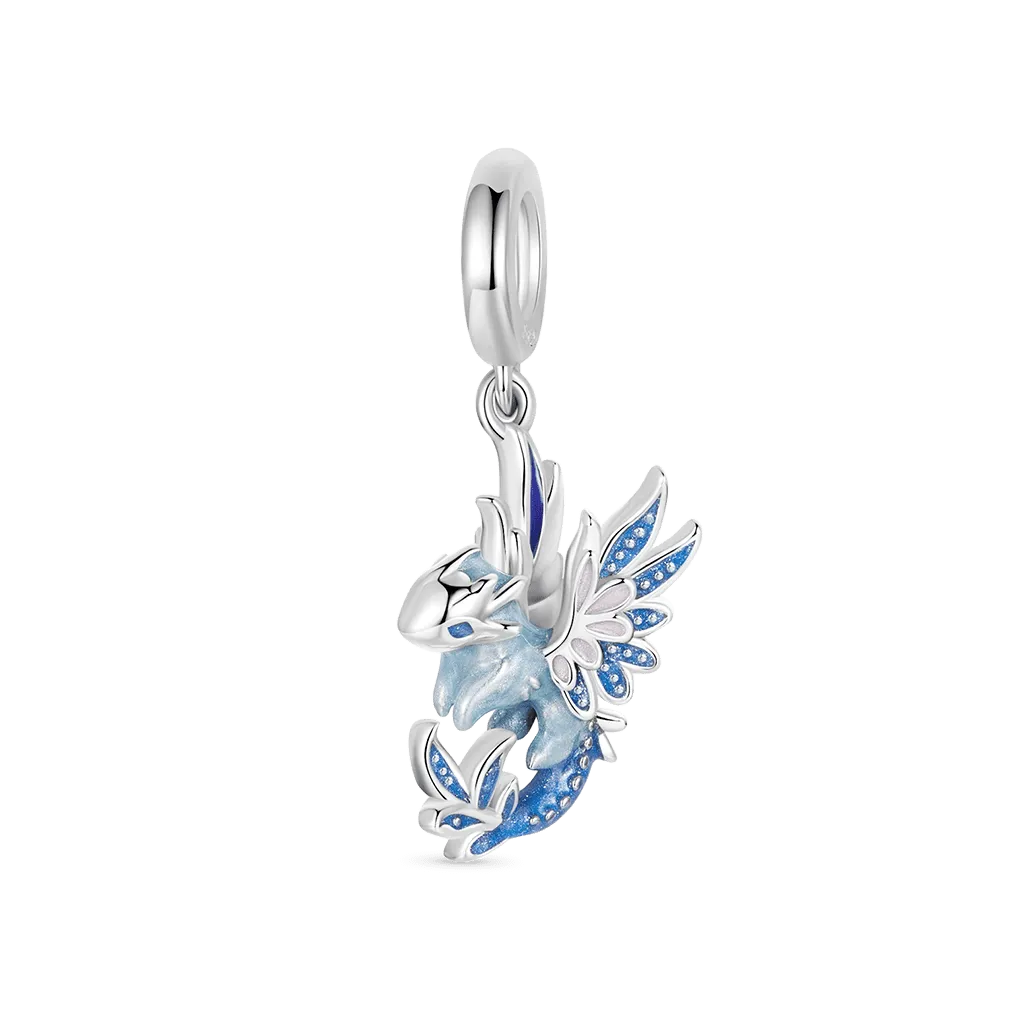 Gnoce Ciondolo Drago Volante Blu
