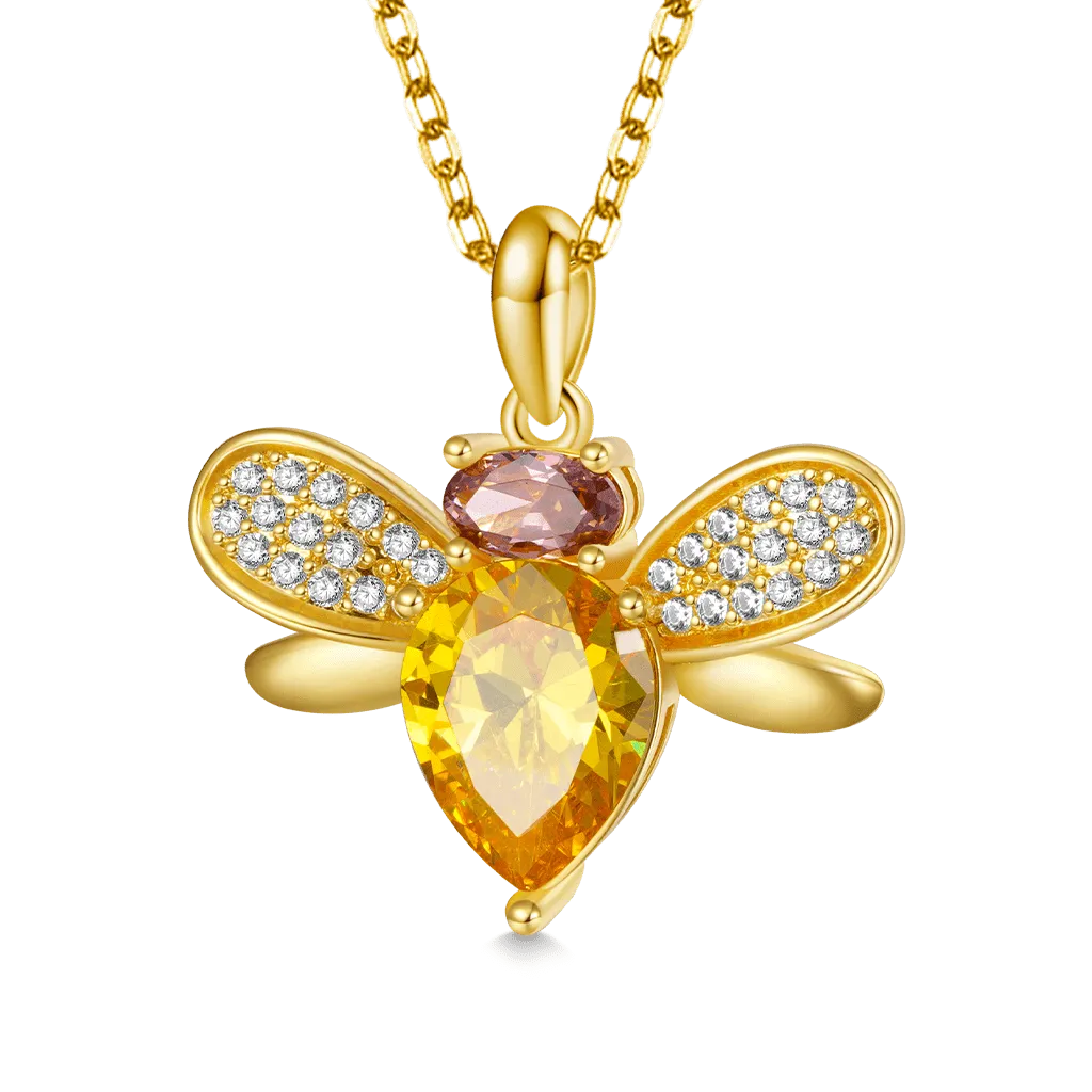 Gnoce Collana Ape Placcata Oro 18K