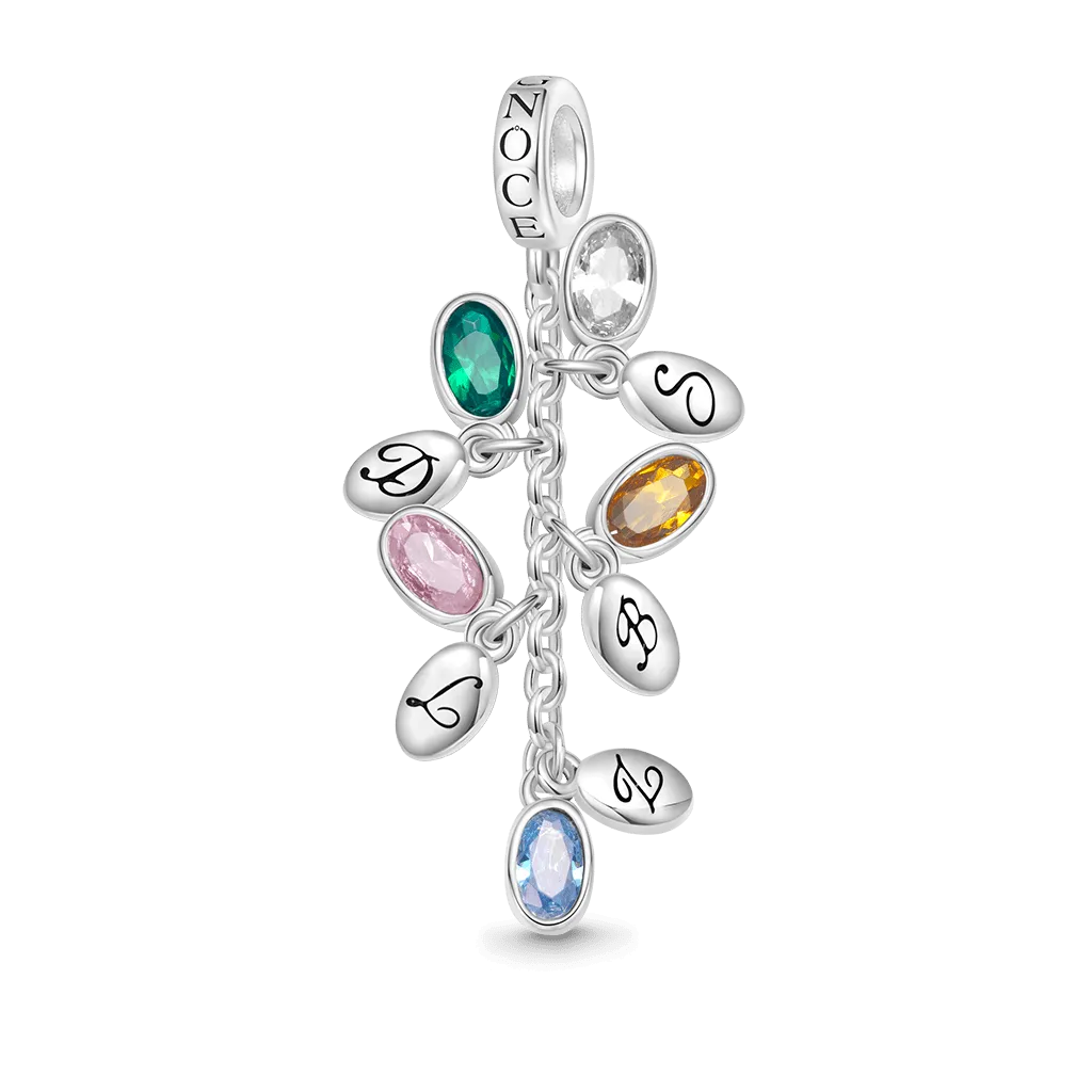 Gnoce Ciondolo Incidibile Foglie con Pietra Portafortuna a Forma di Uovo