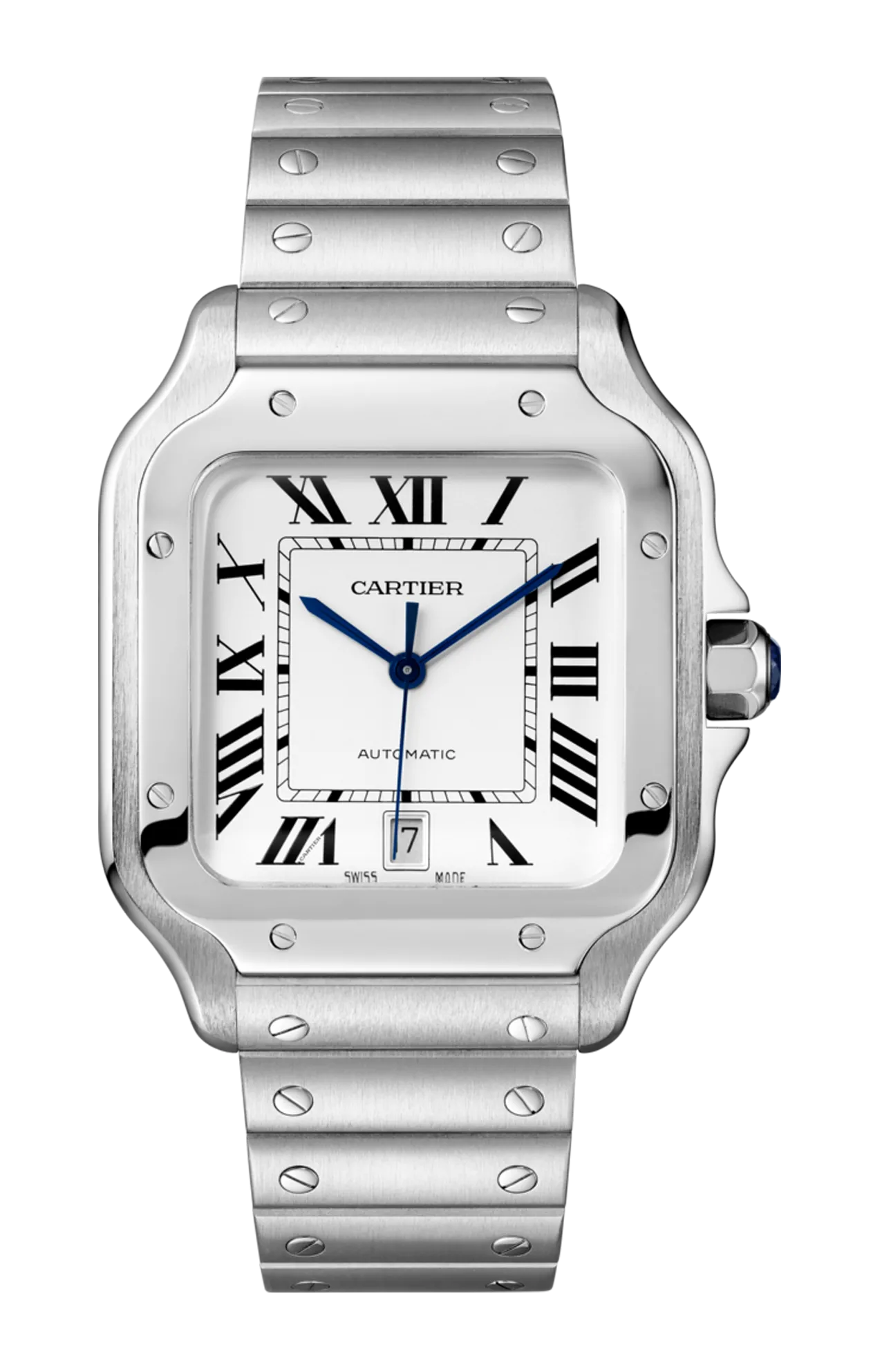 SANTOS DE CARTIER, MODELLO GRANDE, ACCIAIO, AUTOMATICO - WSSA0018