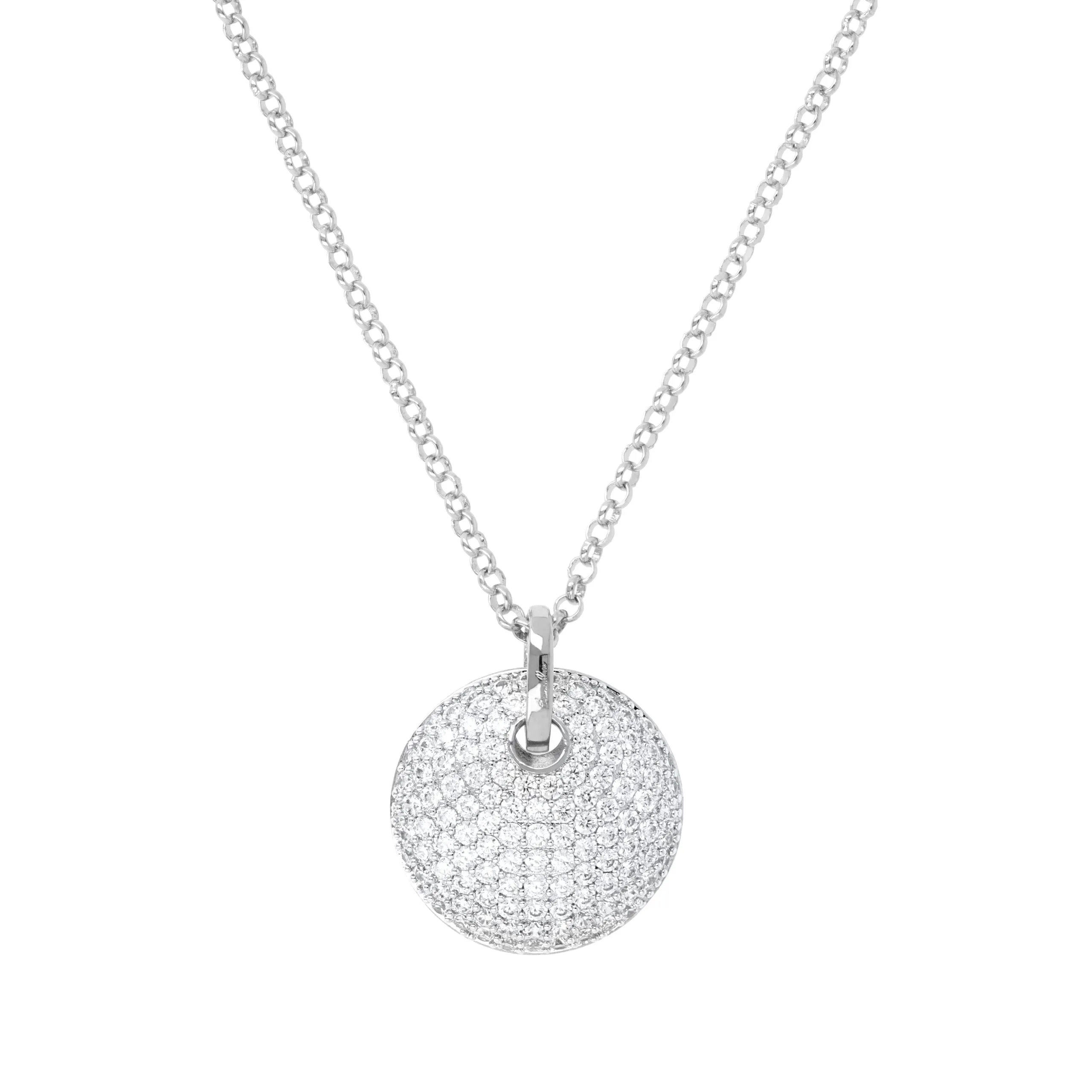 Collana Donna Bronzallure Cerchio Pavè