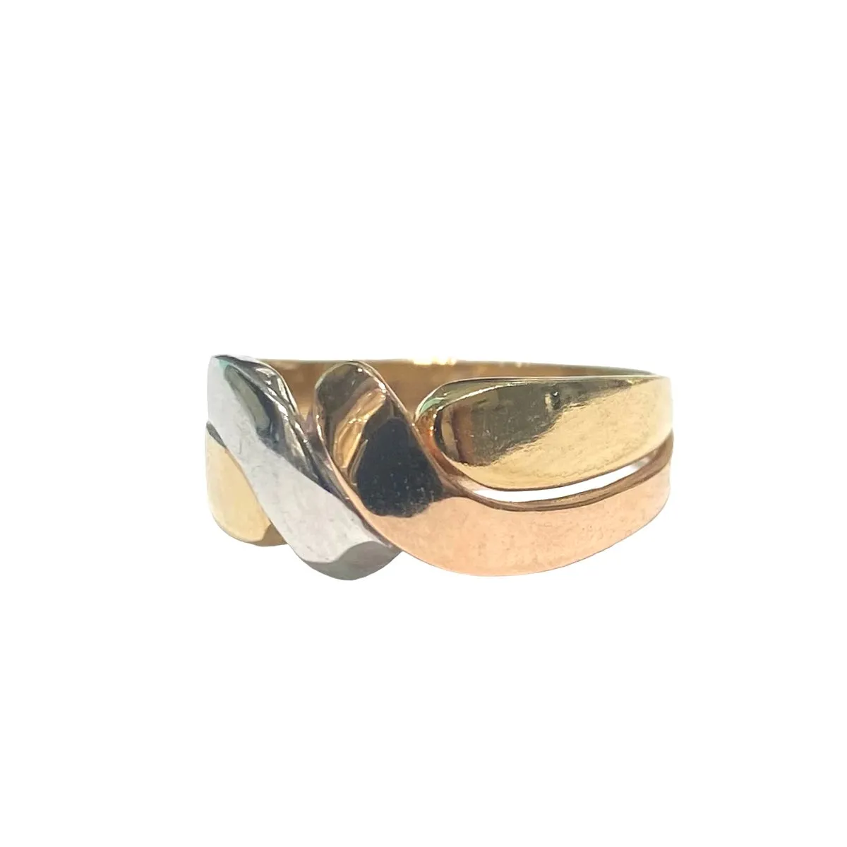 ANELLO FASCIA TRE COLORI