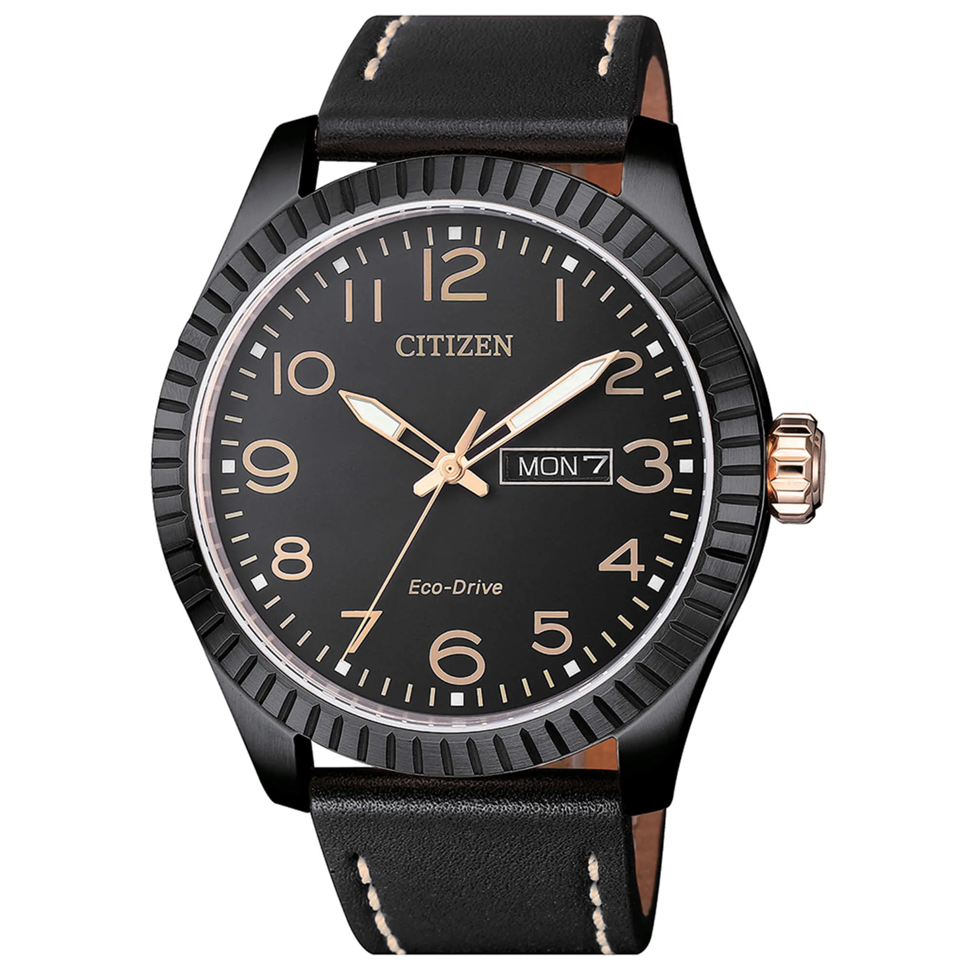 Orologio Uomo Citizen Eco-Drive con Quadrante Nero 42 mm