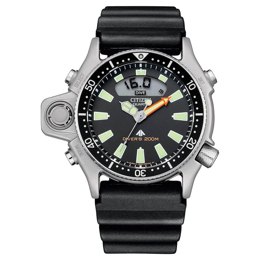 Orologio Uomo Citizen Promaster Aqualand I Limited Edition al Quarzo con Quadrante Nero 44 mm