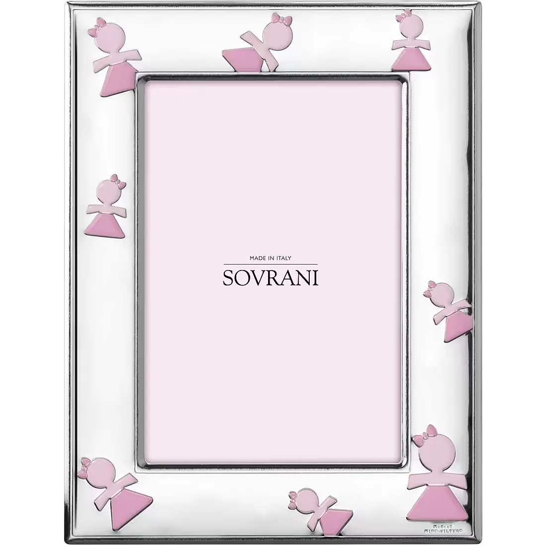 Cornice Sovrani Bimbo Tex Baby Girl Retro Bianco 13x18