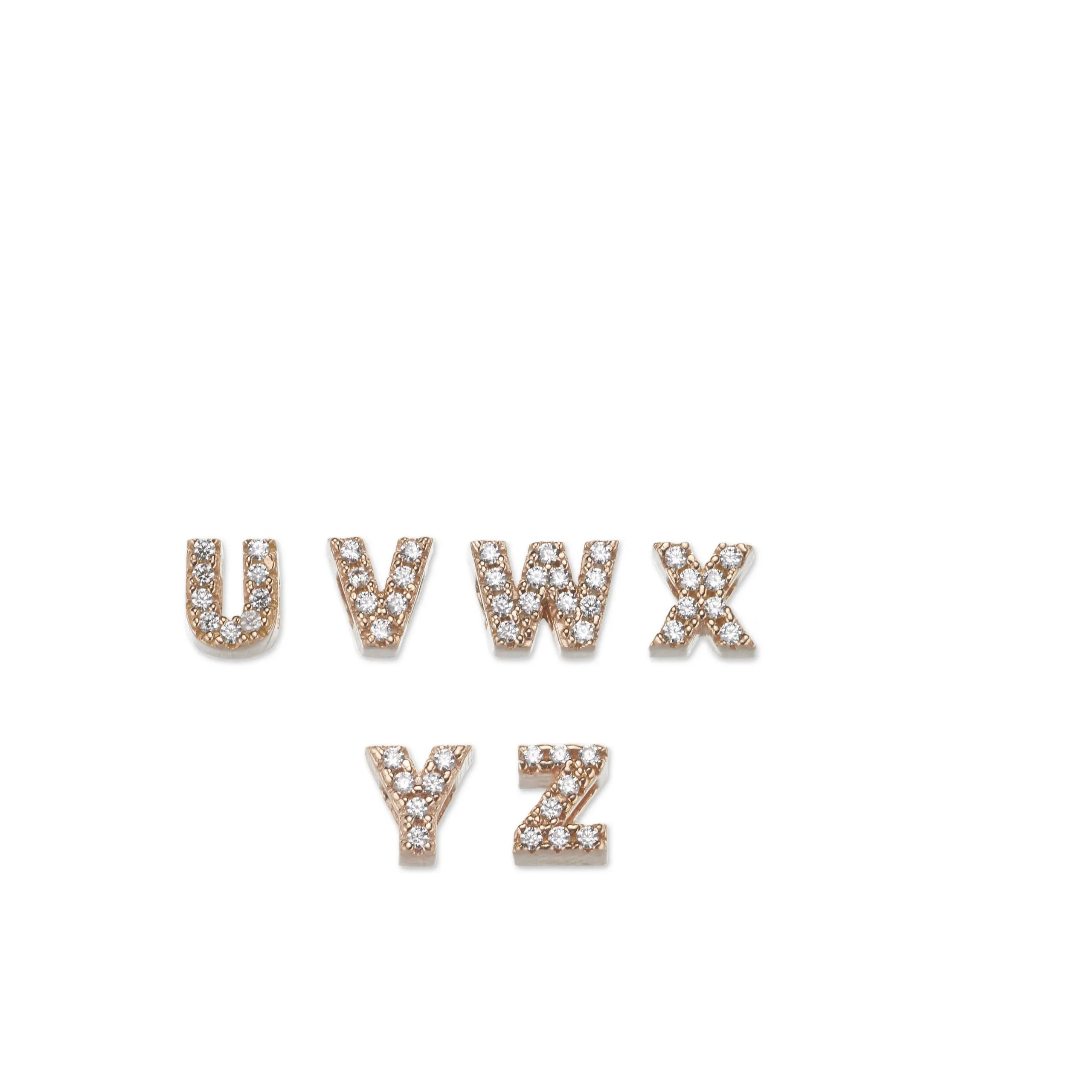 Charm Donna Sovrani Letterina Z Argento e Zirconi