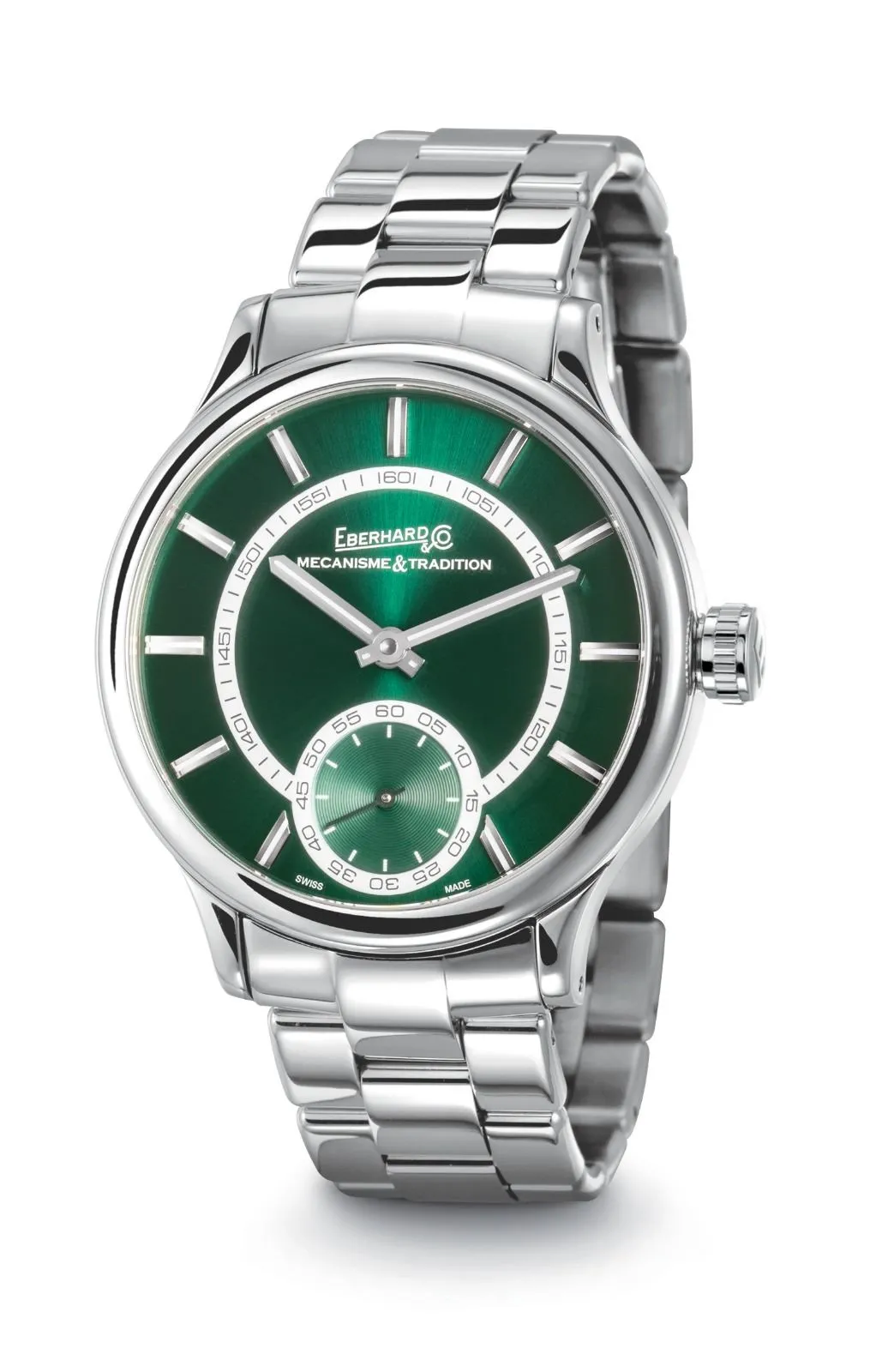 Orologio Uomo Eberhard Traversetolo Automatico con Quadrante Verde 43 mm