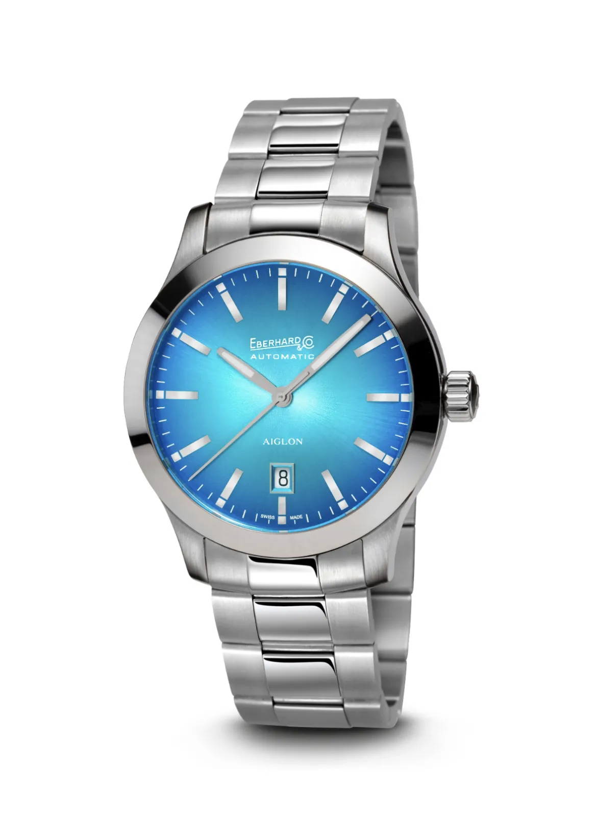 Orologio Uomo Eberhard Aiglon Automatico con Quadrante Azzurro 41 mm