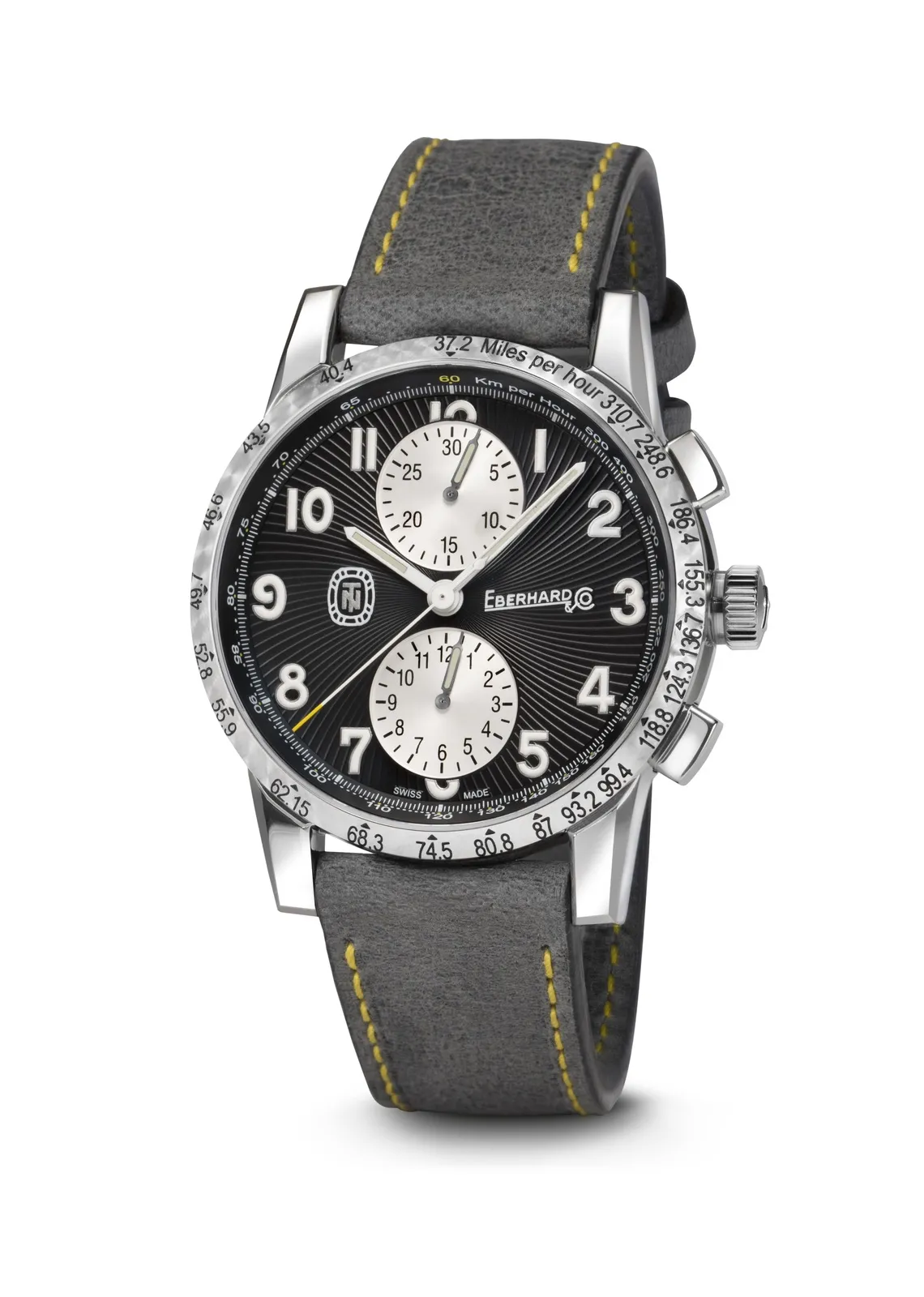 Orologio Uomo Eberhard Tazio Nuvolari Automatico con Quadrante Nero 41 mm