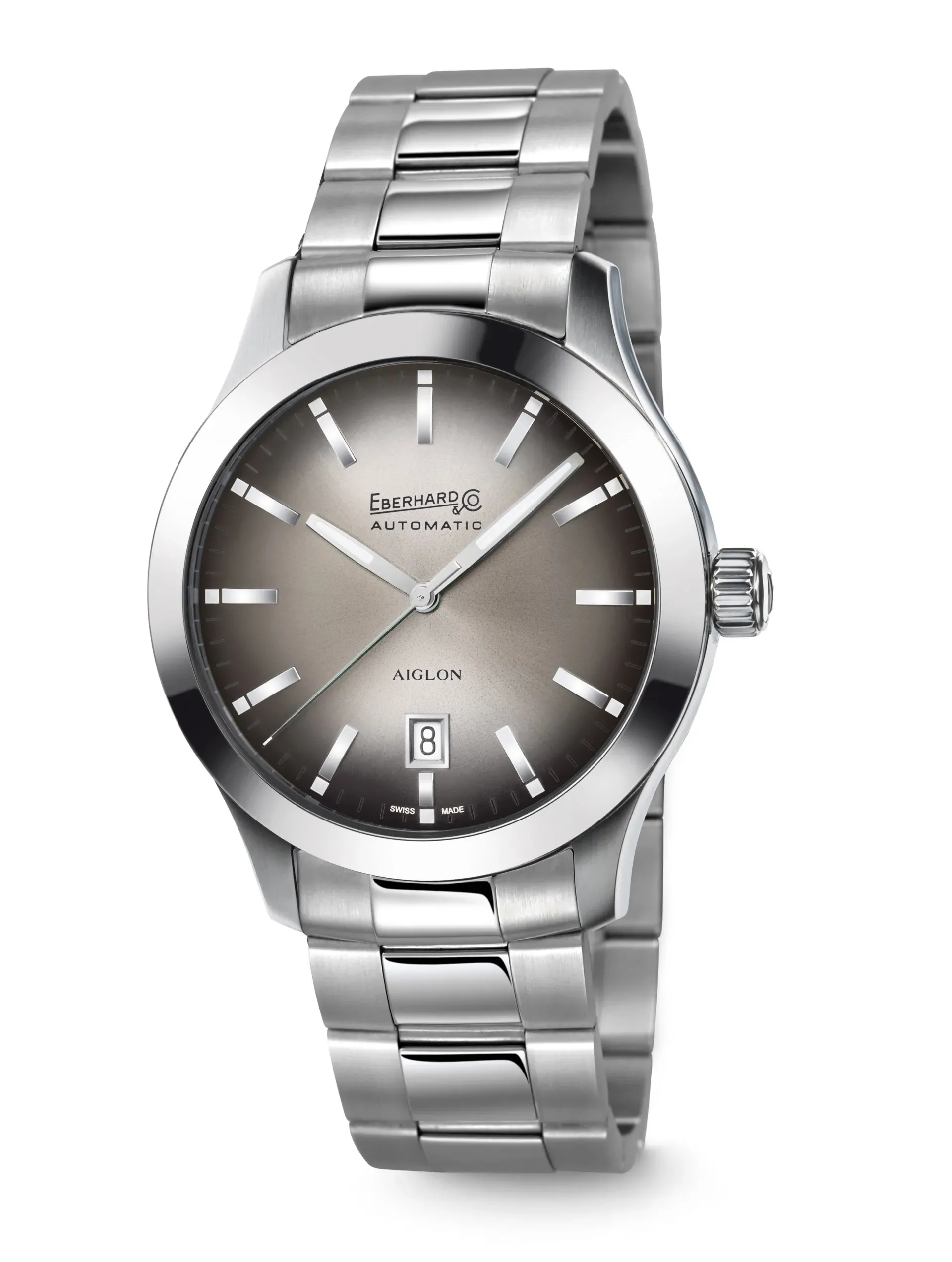 Orologio Uomo Eberhard Aiglon Automatico con Quadrante Marrone 41 mm