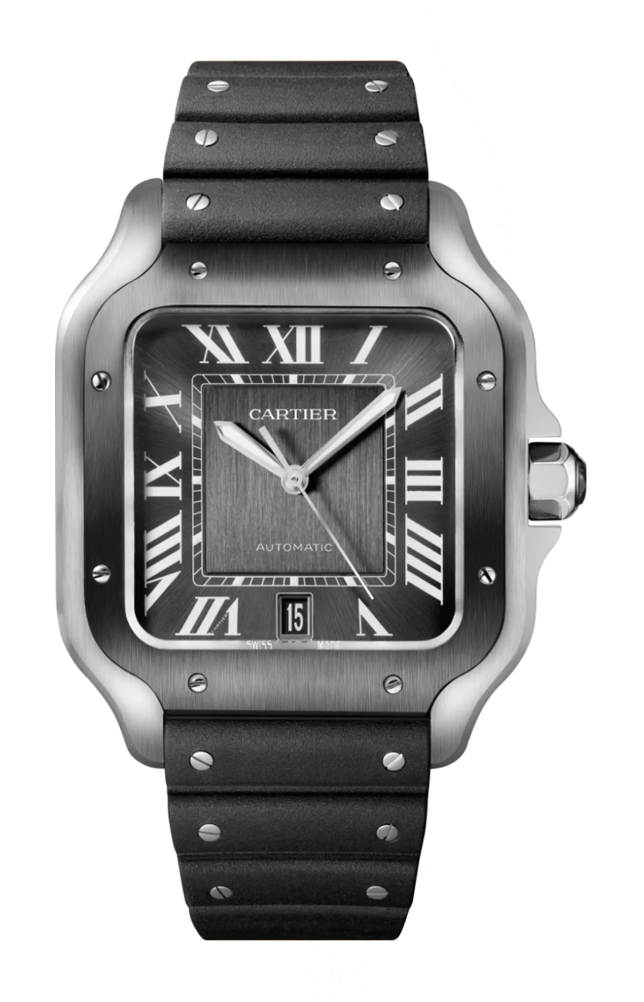 SANTOS DE CARTIER, MODELLO GRANDE, ACCIAIO, AUTOMATICO - WSSA0037