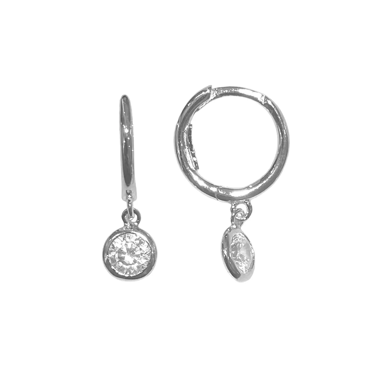 ORECCHINI CERCHIO CON ZIRCONE