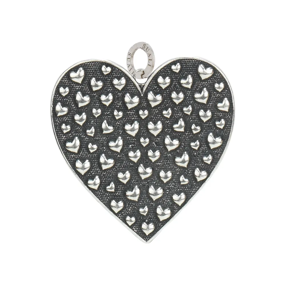 Charm Unisex Suali Cuore Dritto