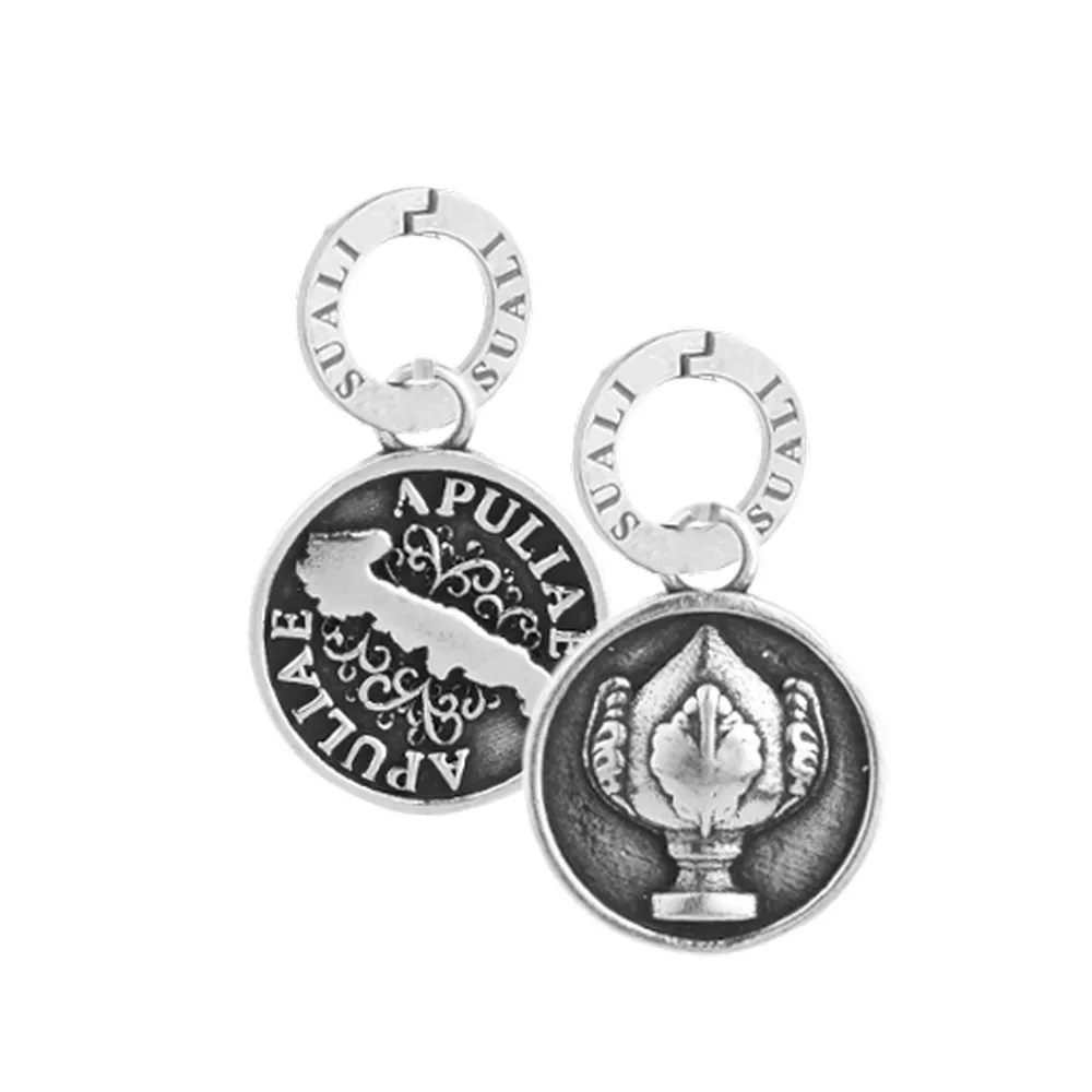 Charm Unisex Suali Medaglia Puglia/pumo