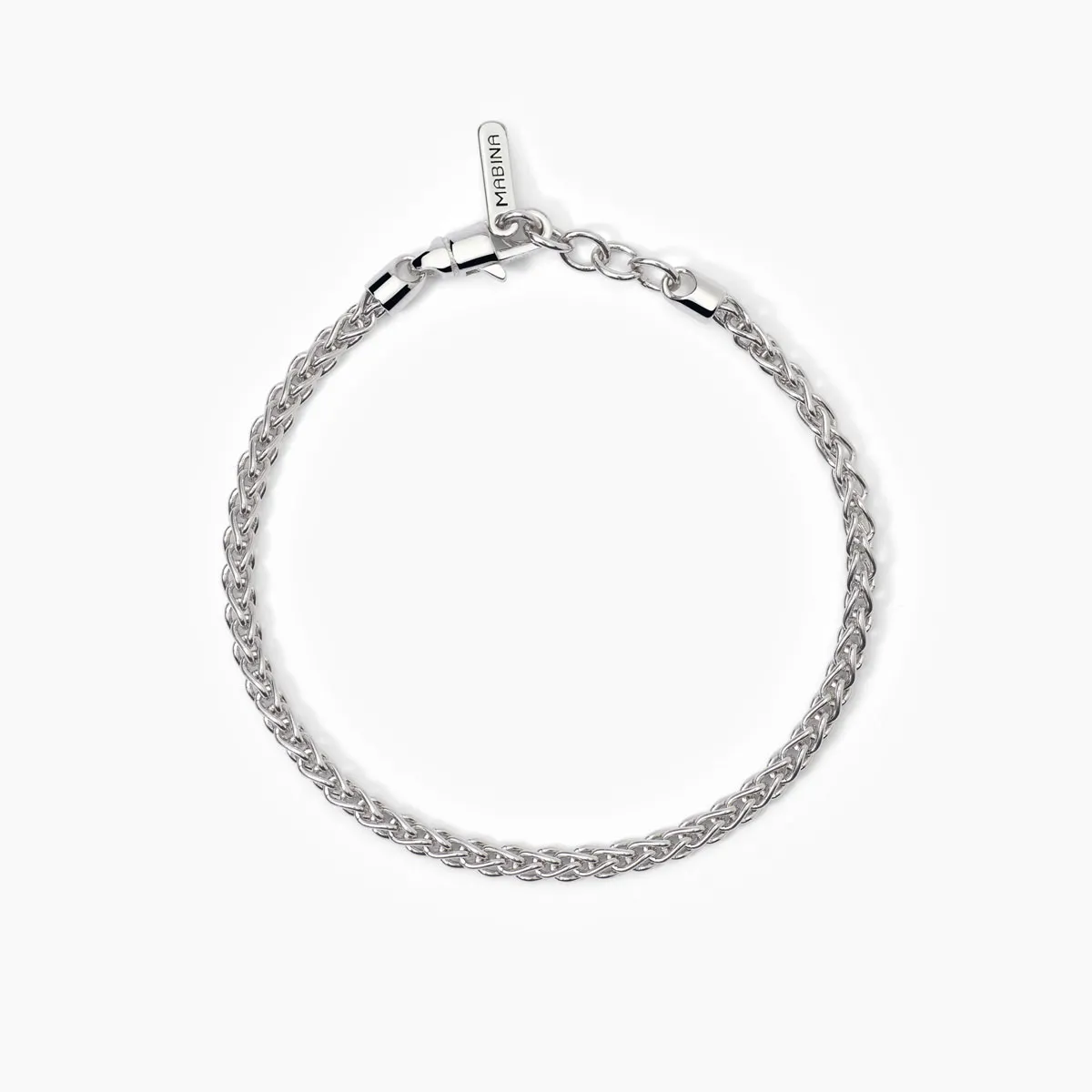 Bracciale Uomo Mabina Every Day in Argento con Catena Spiga