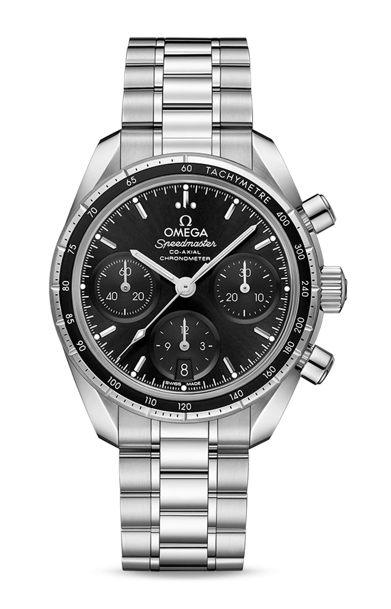 SPEEDMASTER 38 MM, ACCIAIO SU ACCIAIO - 324.30.38.50.01.001