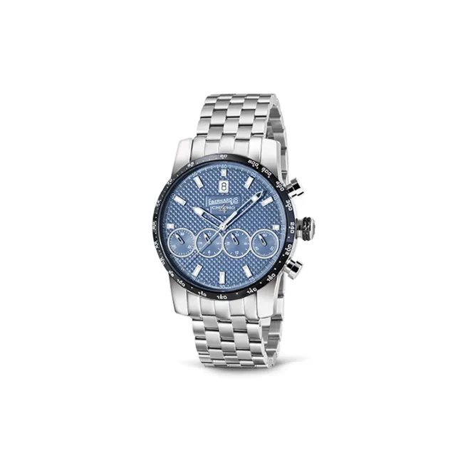 Orologio Uomo Eberhard Chrono 4 Automatico con Quadrante Blu 42 mm